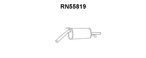 Rear Muffler (RN55819)