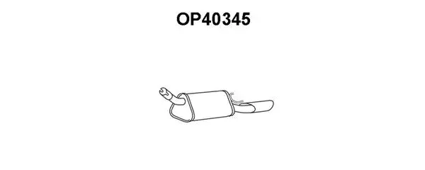Rear Muffler (OP40345)