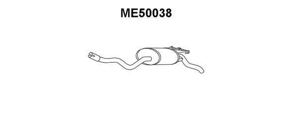 Rear Muffler (ME50038)