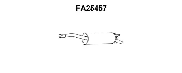 Rear Muffler (FA25457)