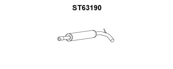 Front Muffler (ST63190)