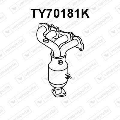 Catalytic Converter (TY70181K)