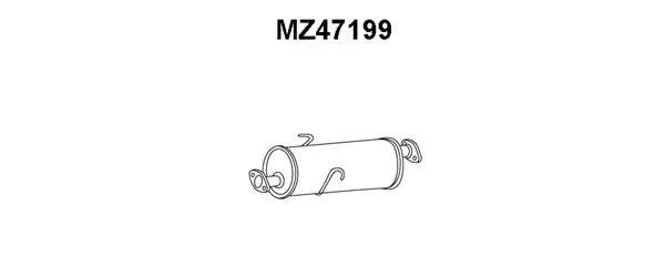 Rear Muffler (MZ47199)