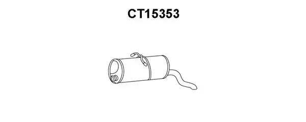 Rear Muffler (CT15353)