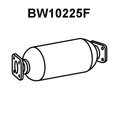 Soot/Particulate Filter, exhaust system (BW10225F)