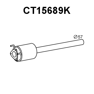 Catalytic Converter (CT15689K)