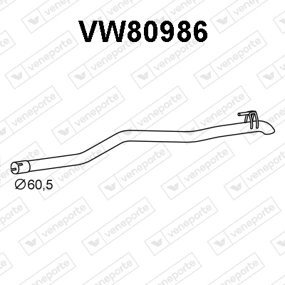 Exhaust Pipe (VW80986)