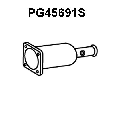 Soot/Particulate Filter, exhaust system (PG45691S)