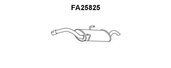 Rear Muffler (FA25825)