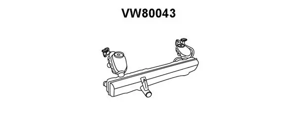 Front Muffler (VW80043)