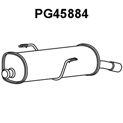 Rear Muffler (PG45884)