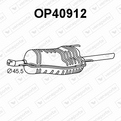 Rear Muffler (OP40912)