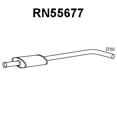 Front Muffler (RN55677)