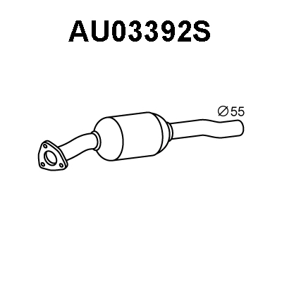 Soot/Particulate Filter, exhaust system (AU03392S)