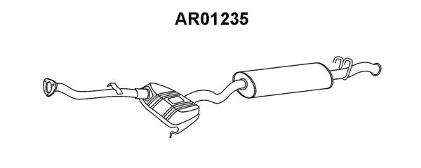 Rear Muffler (AR01235)