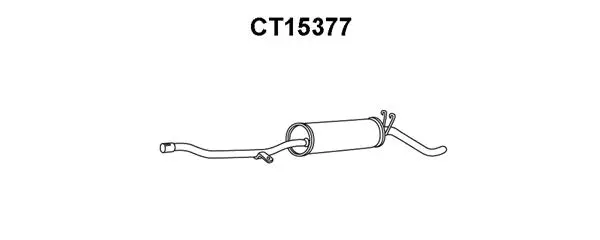 Rear Muffler (CT15377)