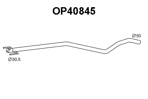 Exhaust Pipe (OP40845)