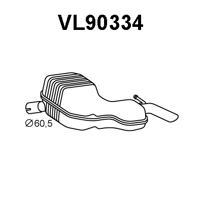 Rear Muffler (VL90334)