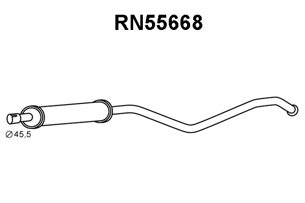 Front Muffler (RN55668)