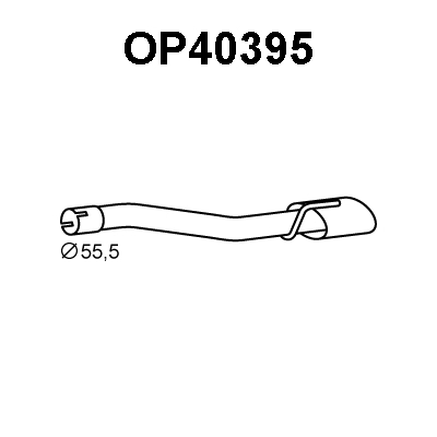 Exhaust Pipe (OP40395)