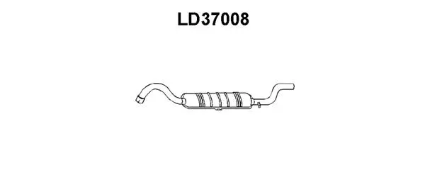 Rear Muffler (LD37008)
