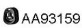 Rubber Strip, exhaust system (AA93159)