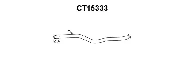 Repair Pipe, catalytic converter (CT15333)
