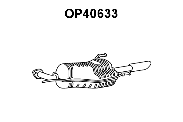 Rear Muffler (OP40633)