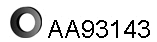 Rubber Strip, exhaust system (AA93143)