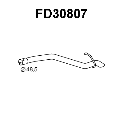 Exhaust Pipe (FD30807)