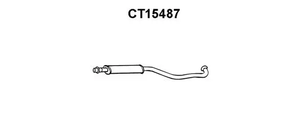 Front Muffler (CT15487)