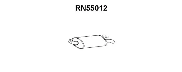 Rear Muffler (RN55012)