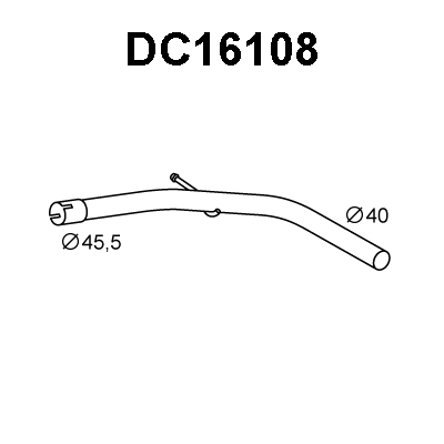 Exhaust Pipe (DC16108)