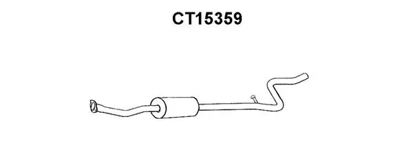 Front Muffler (CT15359)
