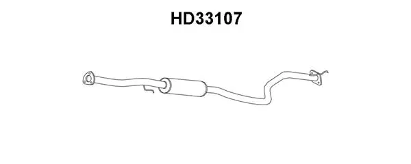 Front Muffler (HD33107)