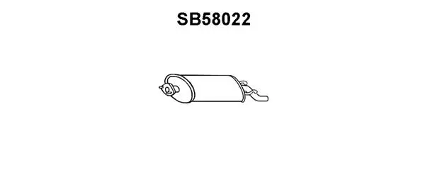 Rear Muffler (SB58022)