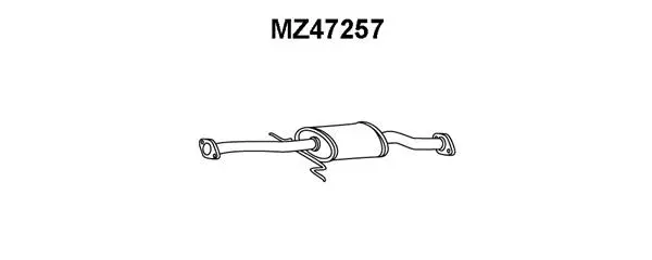 Centre Muffler (MZ47257)