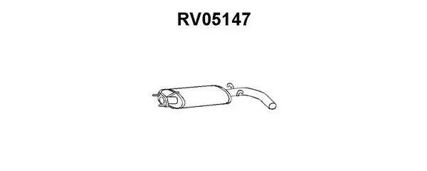 Centre Muffler (RV05147)