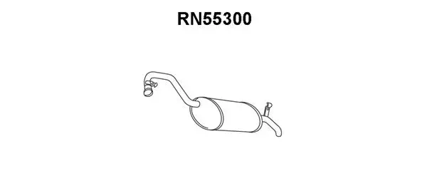 Rear Muffler (RN55300)