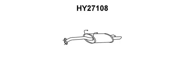 Rear Muffler (HY27108)