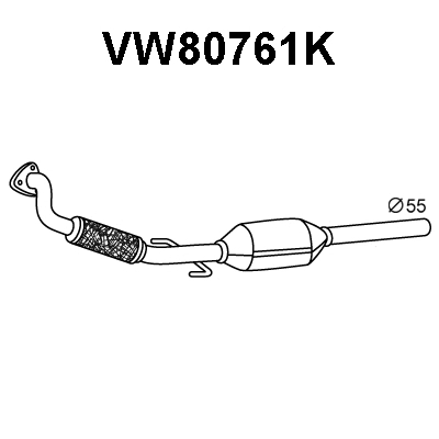Catalytic Converter (VW80761K)