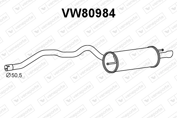 Rear Muffler (VW80984)