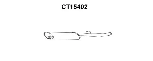 Centre Muffler (CT15402)