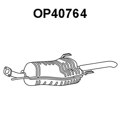 Rear Muffler (OP40764)