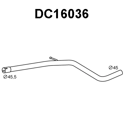 Exhaust Pipe (DC16036)