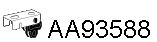 Rubber Strip, exhaust system (AA93588)