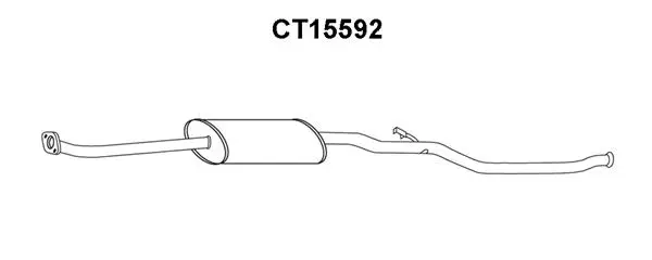 Centre Muffler (CT15592)