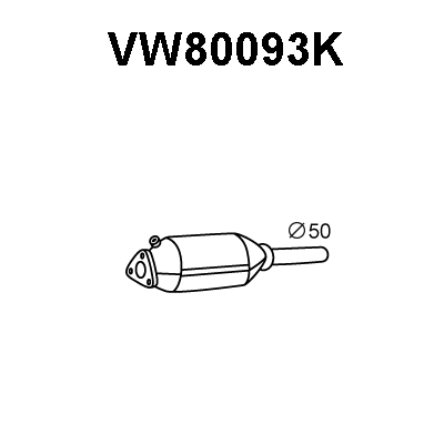 Catalytic Converter (VW80093K)
