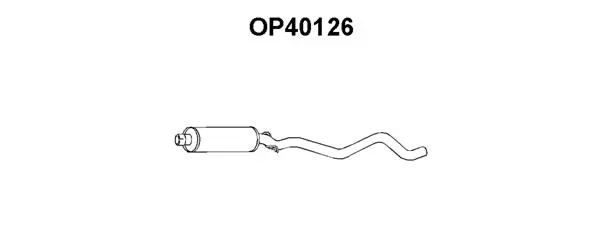 Centre Muffler (OP40126)
