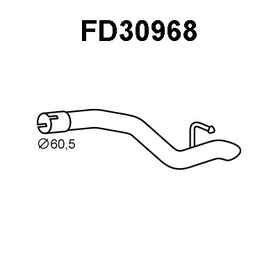 Exhaust Pipe (FD30968)
